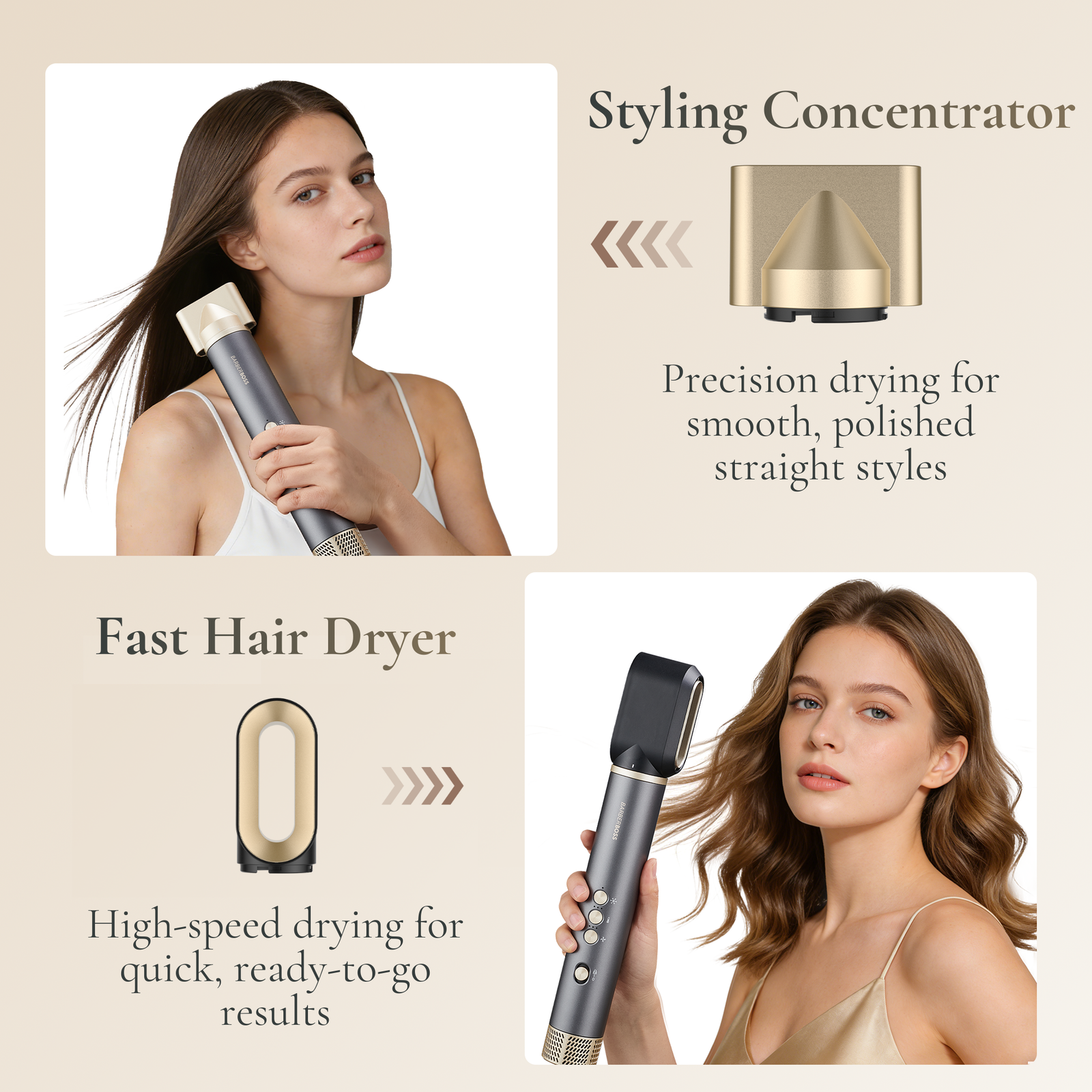 BarberBoss All-in-One Hot Air Styler