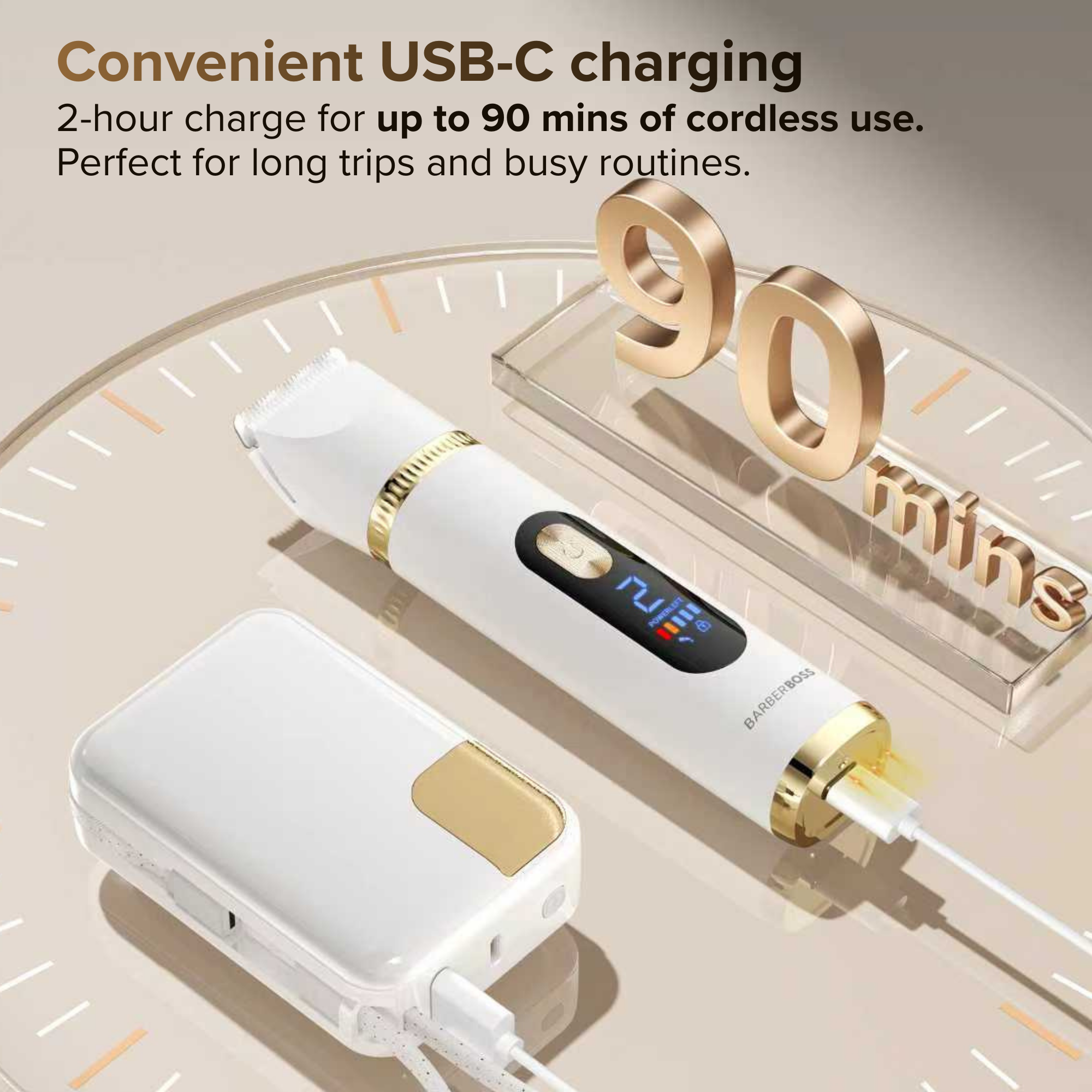 BarberBoss 3-in-1 Electric Lady’s Shaver