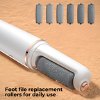 BarberBoss QR-5101/5102 Replacement Rollers for Electric Foot File (Pack of 6)