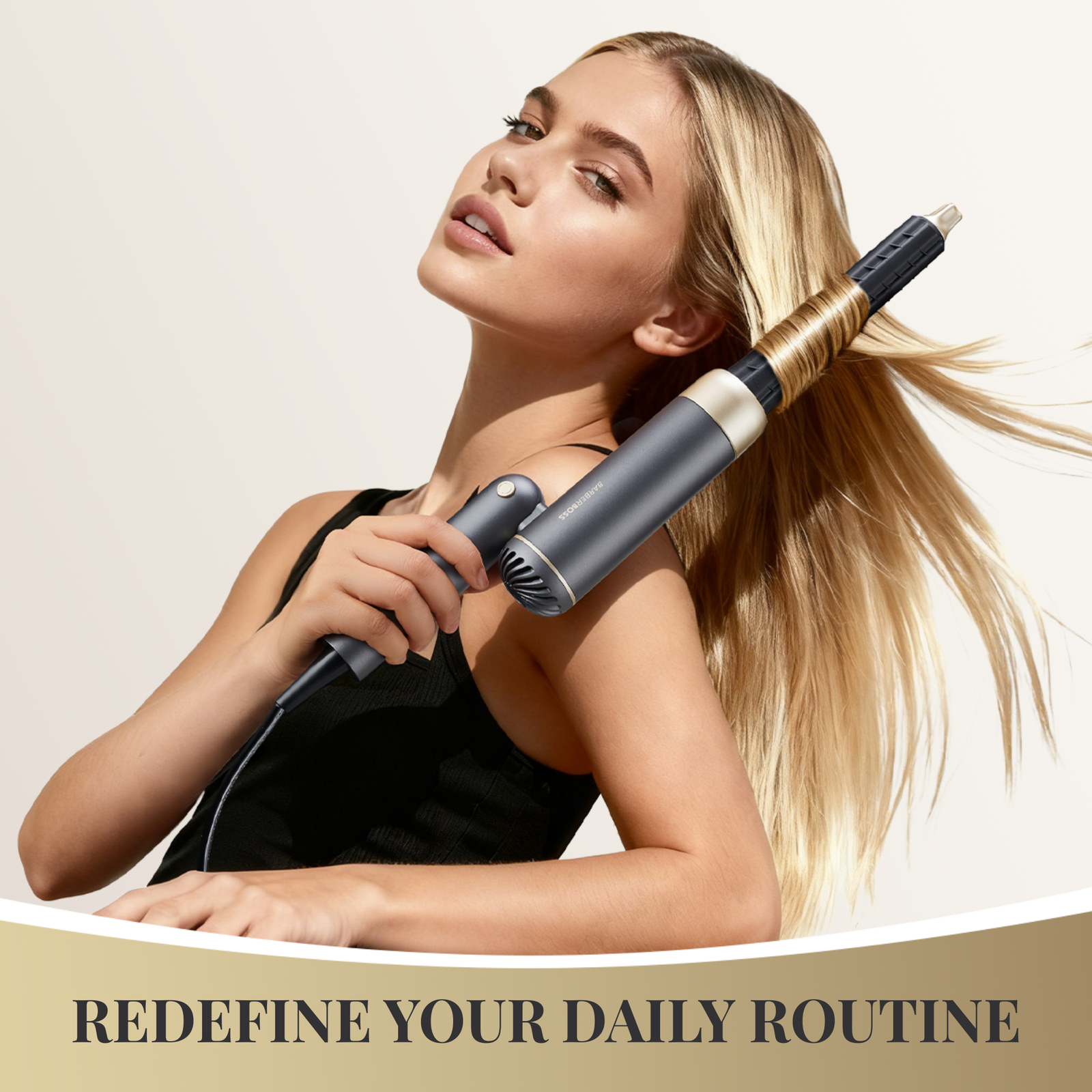 BarberBoss Foldable Hair Dryer & Curler