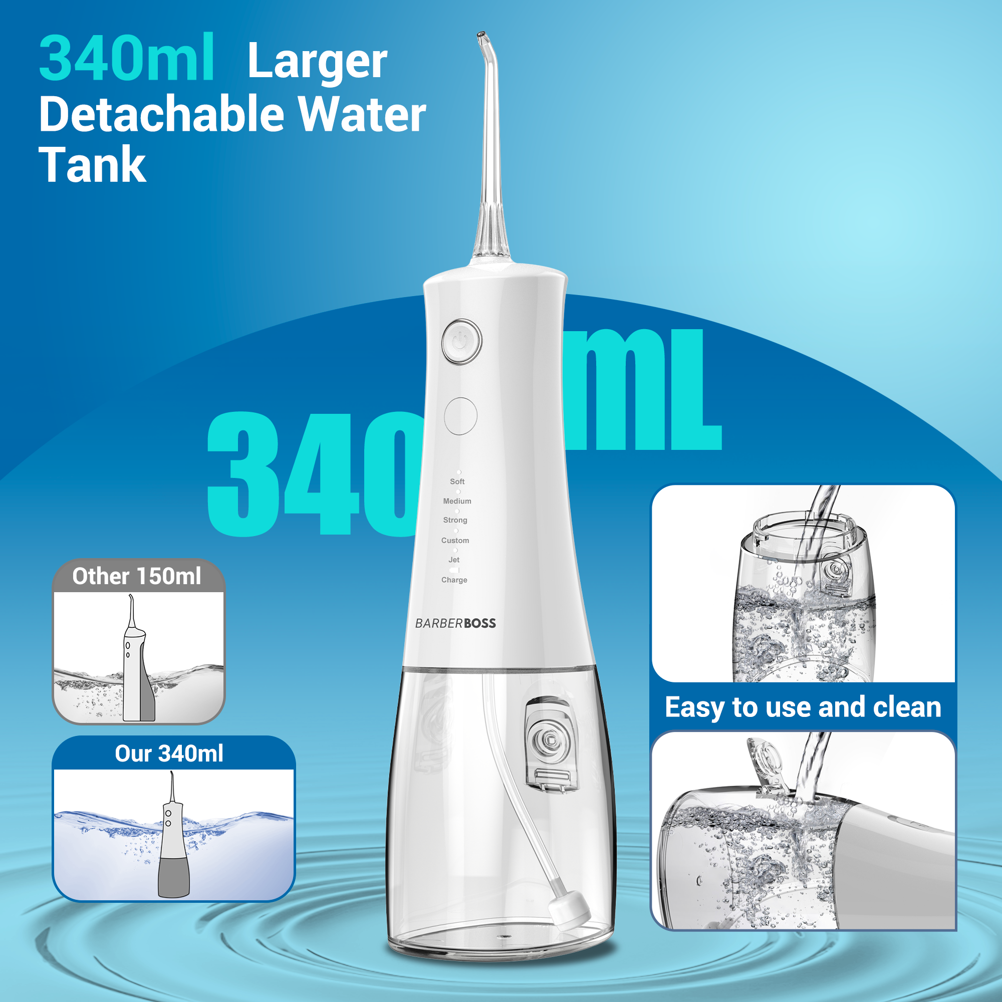 BarberBoss Advanced Water Flosser