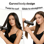 BarberBoss Black Ceramic Plate Hair Straightener