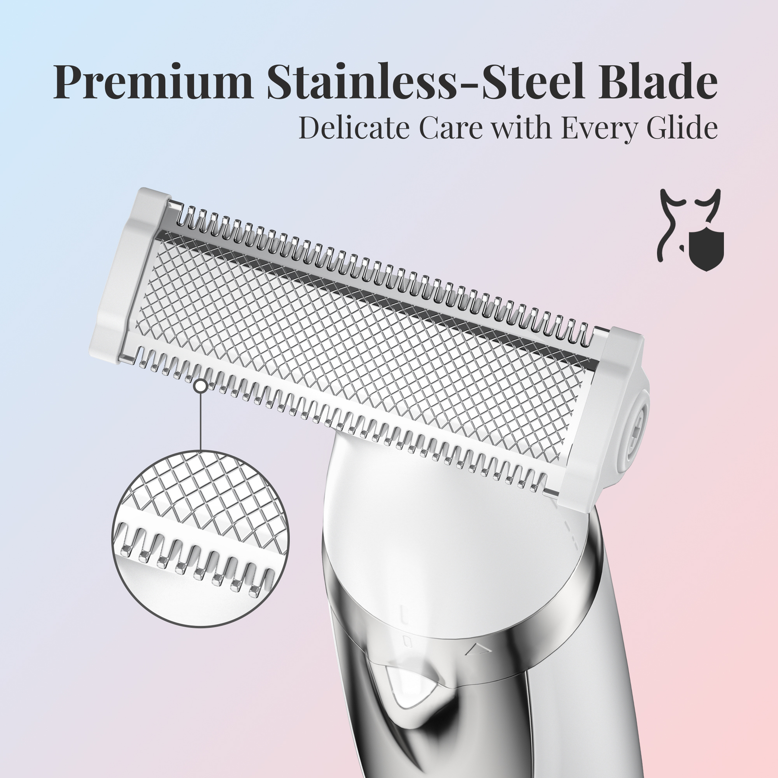 BarberBoss 3-in-1 Portable Women's Electric Shaver