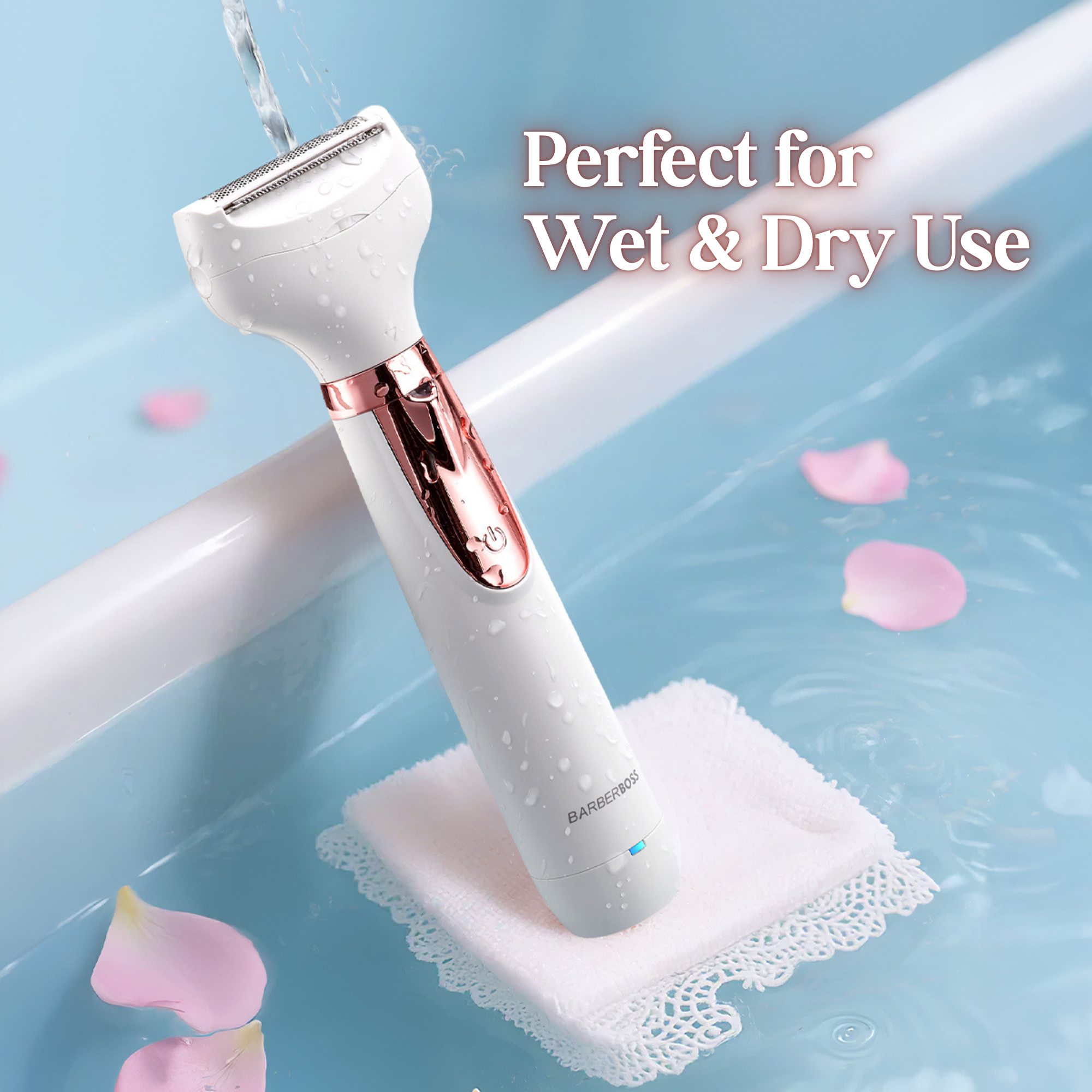BarberBoss 5-in-1 Women's Electric Shaver & Trimmer