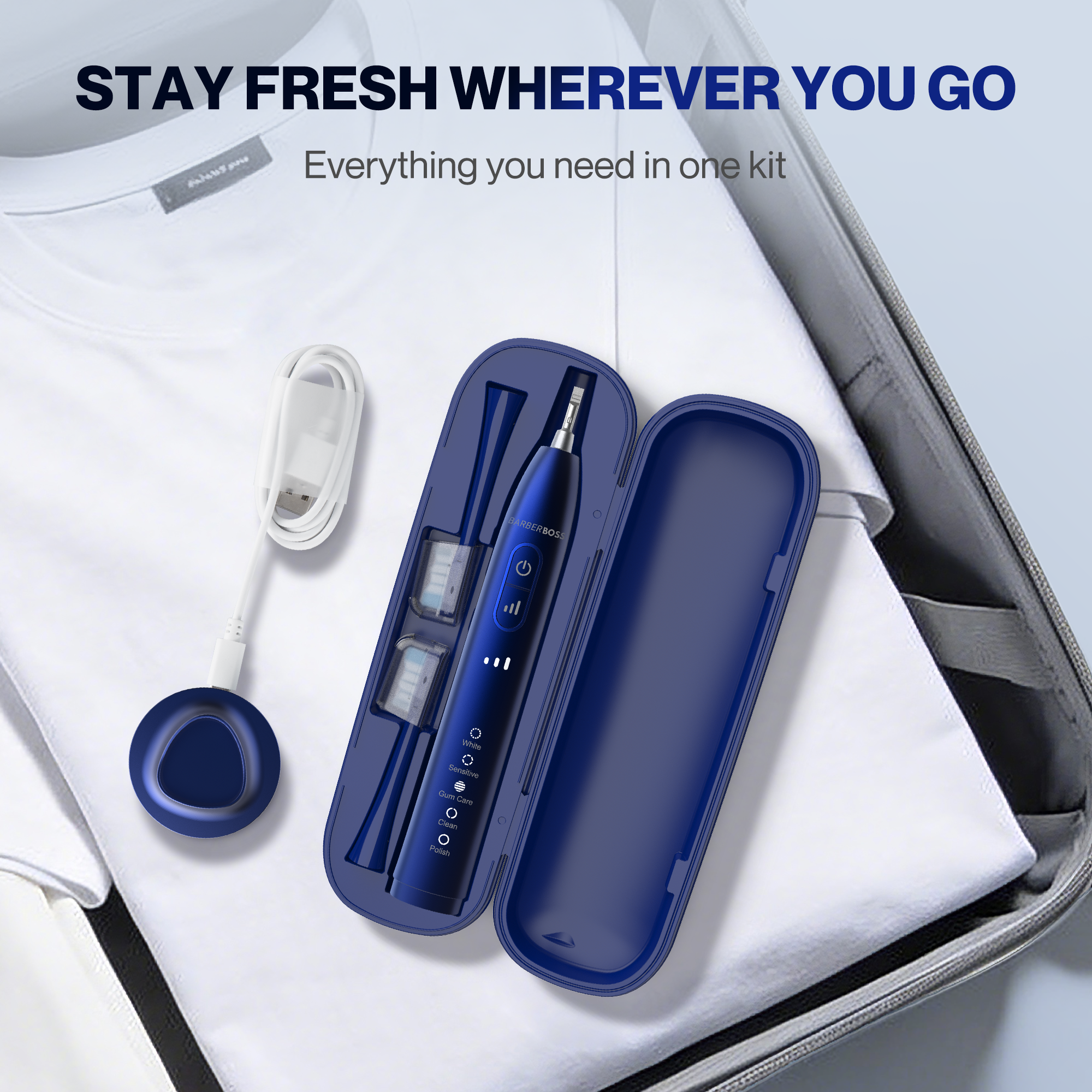 BarberBoss Electric Toothbrush for Adults