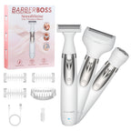BarberBoss 3-in-1 Portable Women's Electric Shaver