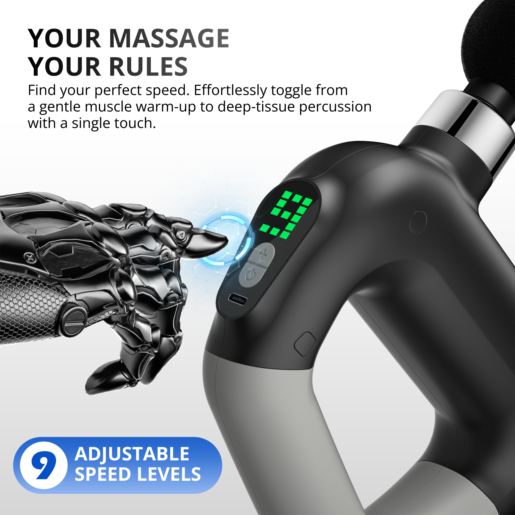BarberBoss Multi-Speed Handheld Massage Gun
