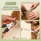 BarberBoss 2-in-1 Pet Grooming Clipper Kit