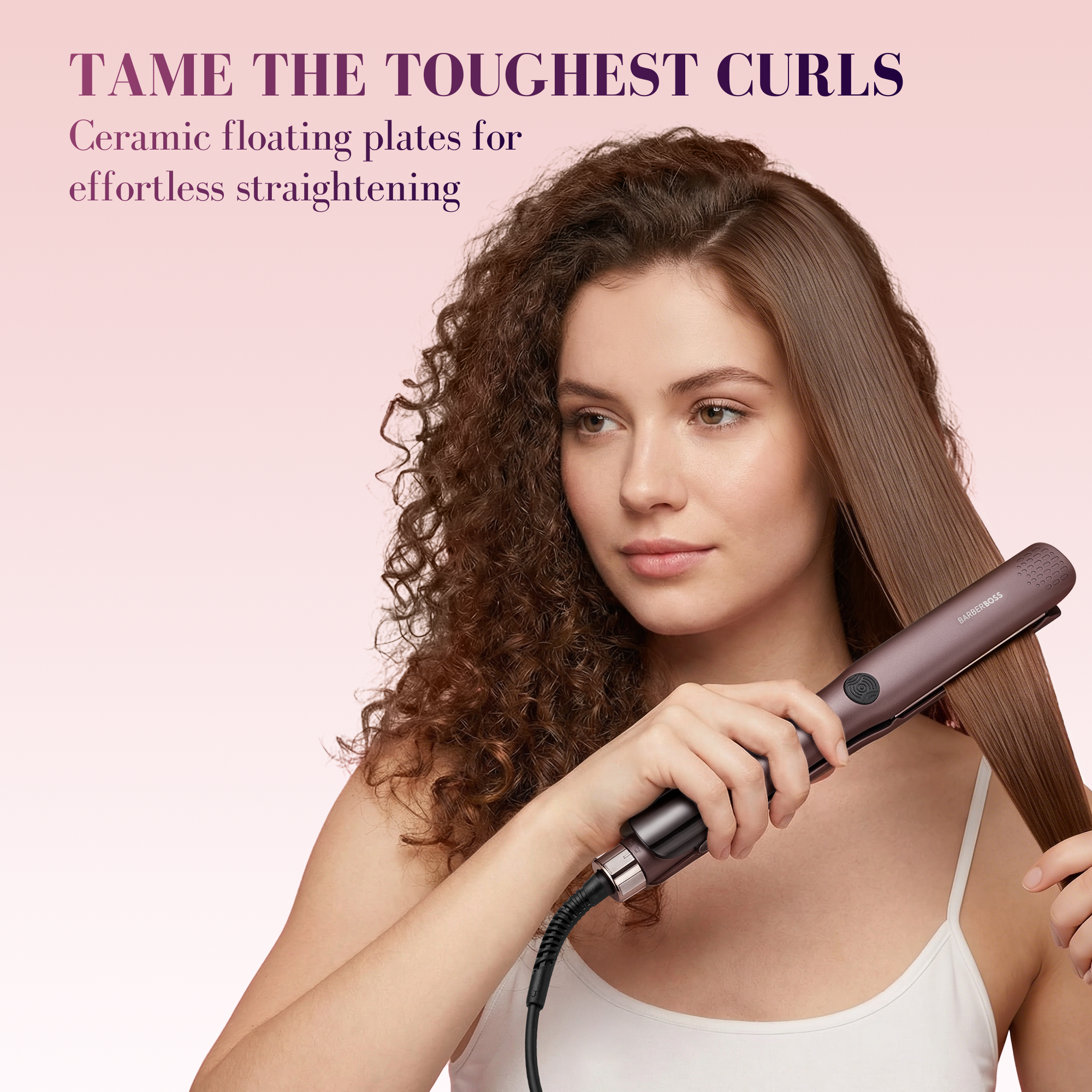 BarberBoss Keratin Infused Hair Straightener