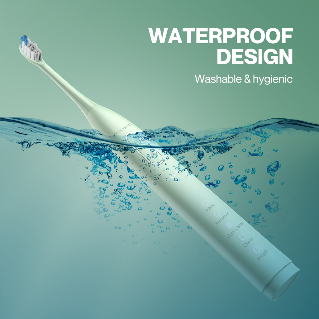 BarberBoss Sonic Rechargeable Electric Toothbrush