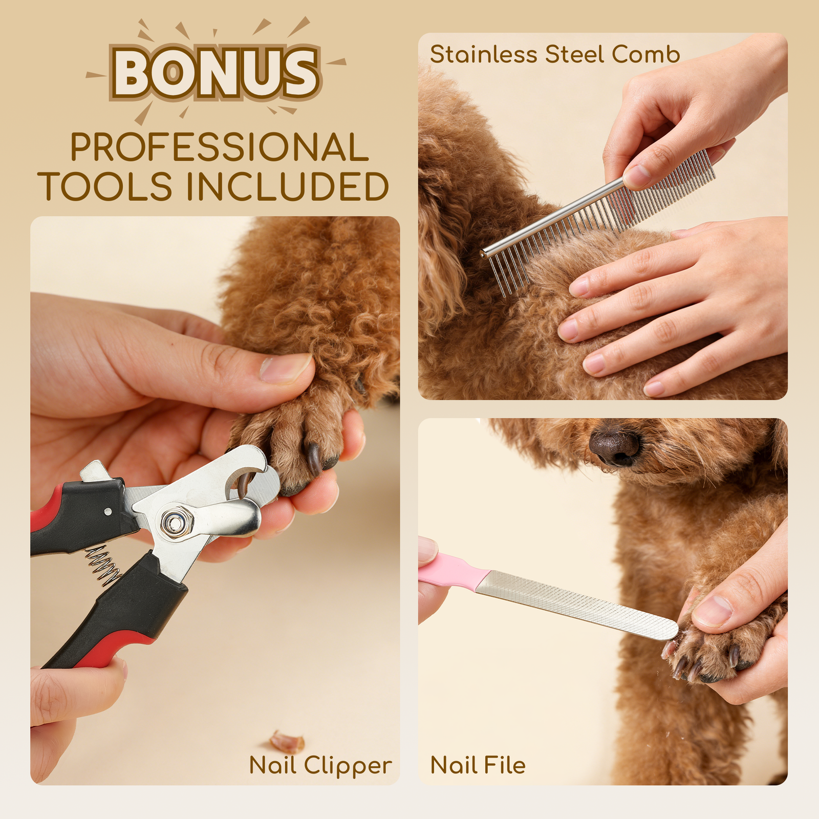 BarberBoss Dual Pet Clipper & Paw Trimmer