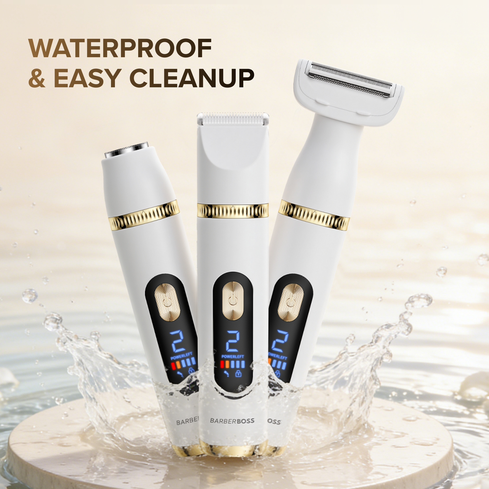 BarberBoss 3-in-1 Electric Lady’s Shaver