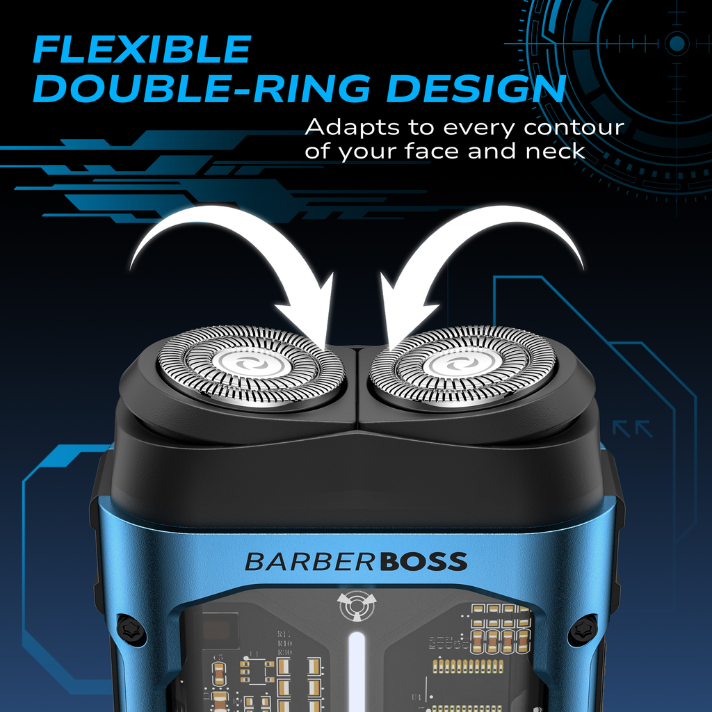 BarberBoss Compact Pocket Rotary Shaver