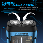 BarberBoss Compact Pocket Rotary Shaver