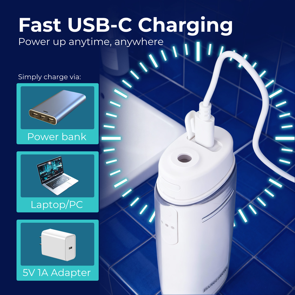 BarberBoss Portable Water Flosser