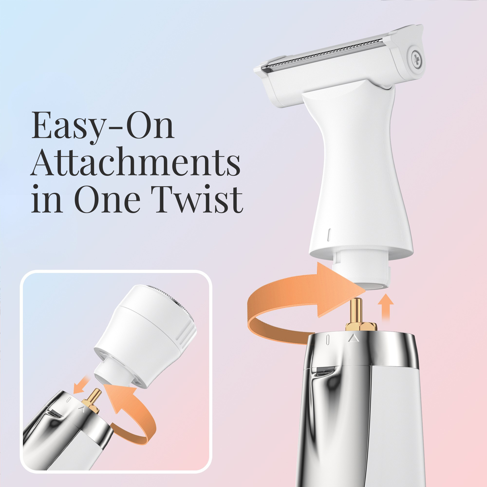 BarberBoss 3-in-1 Portable Women's Electric Shaver