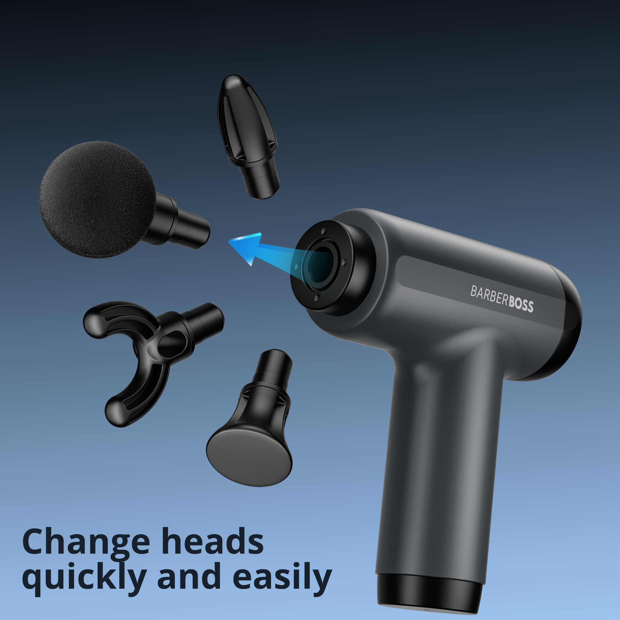 BarberBoss Portable Mini Massage Gun
