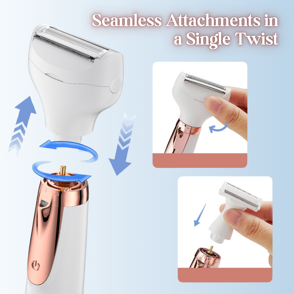 BarberBoss 5-in-1 Women's Electric Shaver & Trimmer