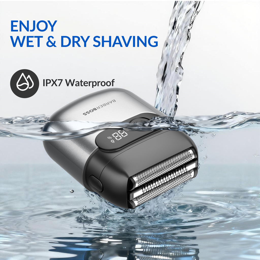BarberBoss Compact Magnetic Foil Shaver