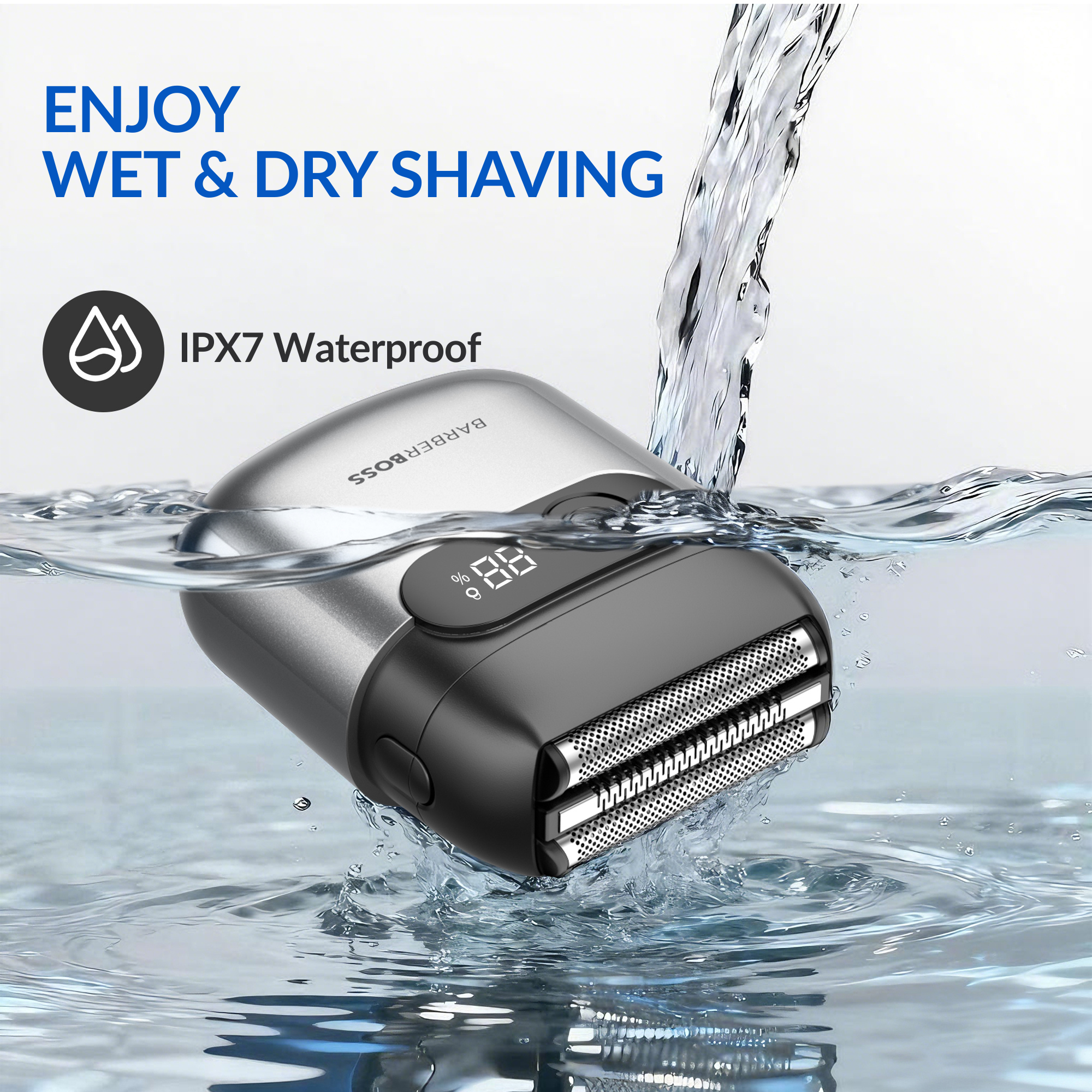BarberBoss Compact Magnetic Foil Shaver