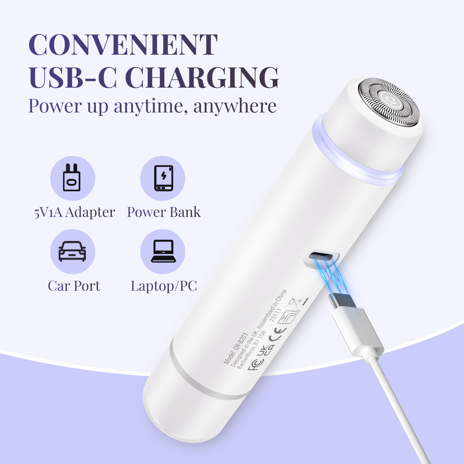 BarberBoss 2-in-1 Lady’s Face & Body Shaver
