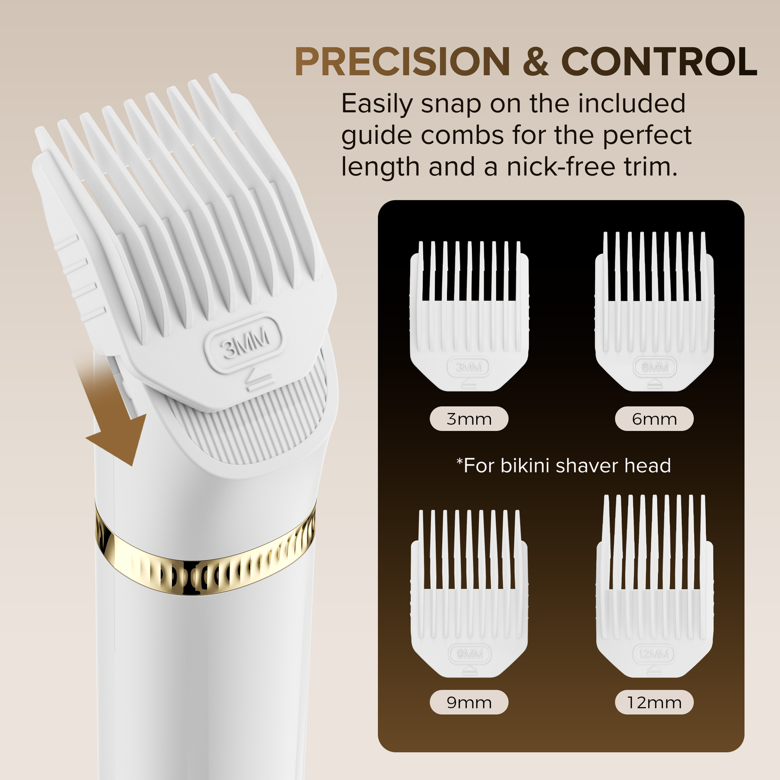 BarberBoss 3-in-1 Electric Lady’s Shaver