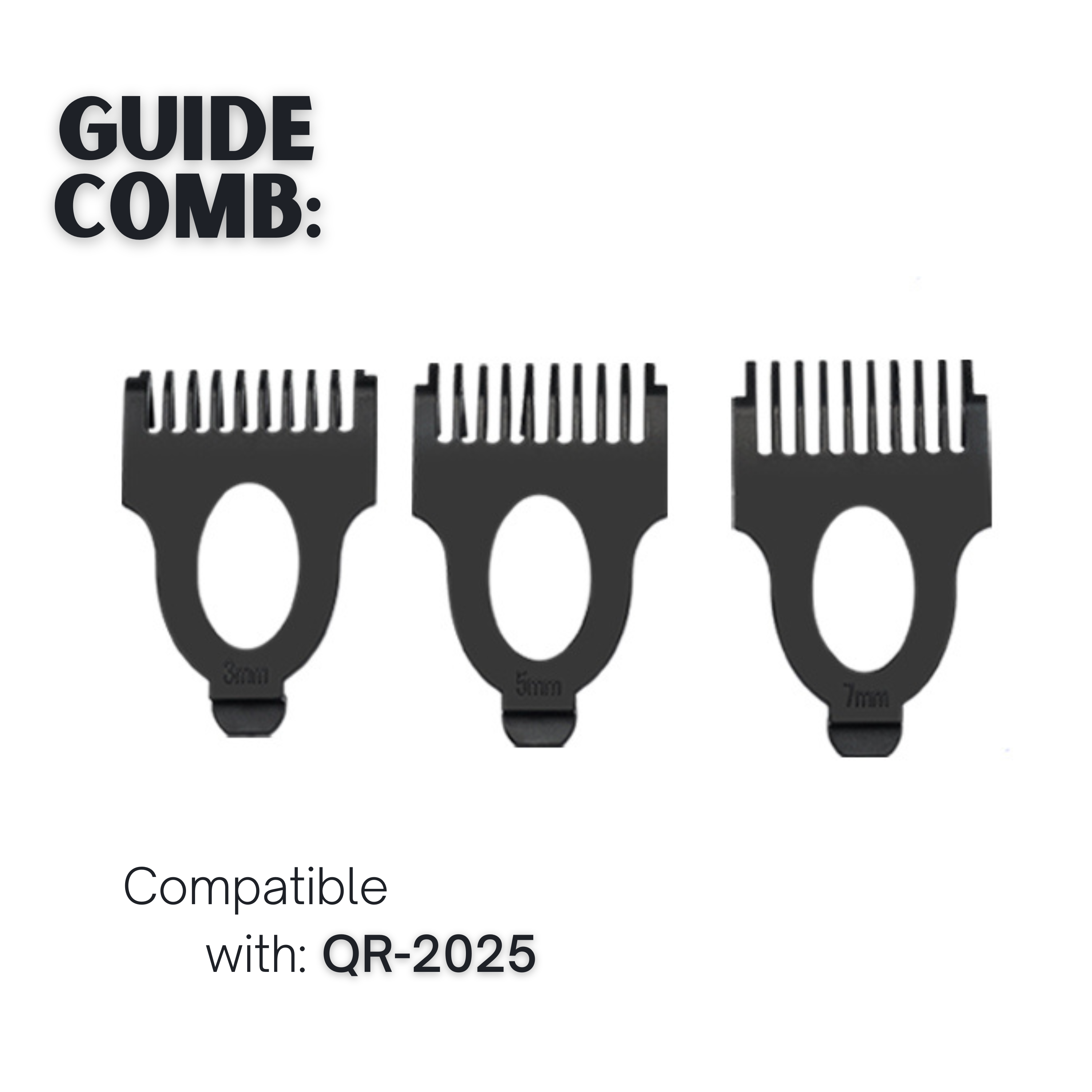 QR-2025 BarberBoss Basic Comb Guards Various Sizes