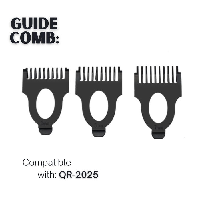 QR-2025 BarberBoss Basic Comb Guards Various Sizes