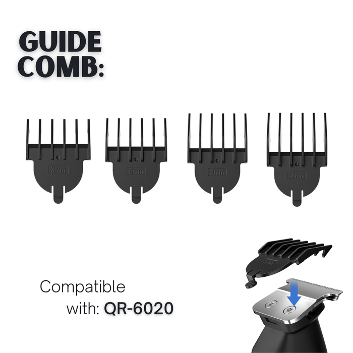 QR-6020 BarberBoss Basic Comb Guards Various Sizes