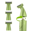 BarberBoss QR-230X Replacement Trimmer Heads (Green, Pack of 3)