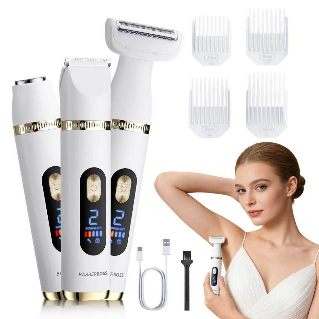 BarberBoss 3-in-1 Electric Lady’s Shaver