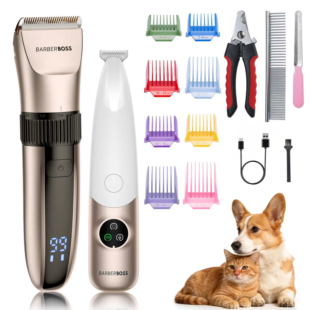 BarberBoss Dual Pet Clipper & Paw Trimmer