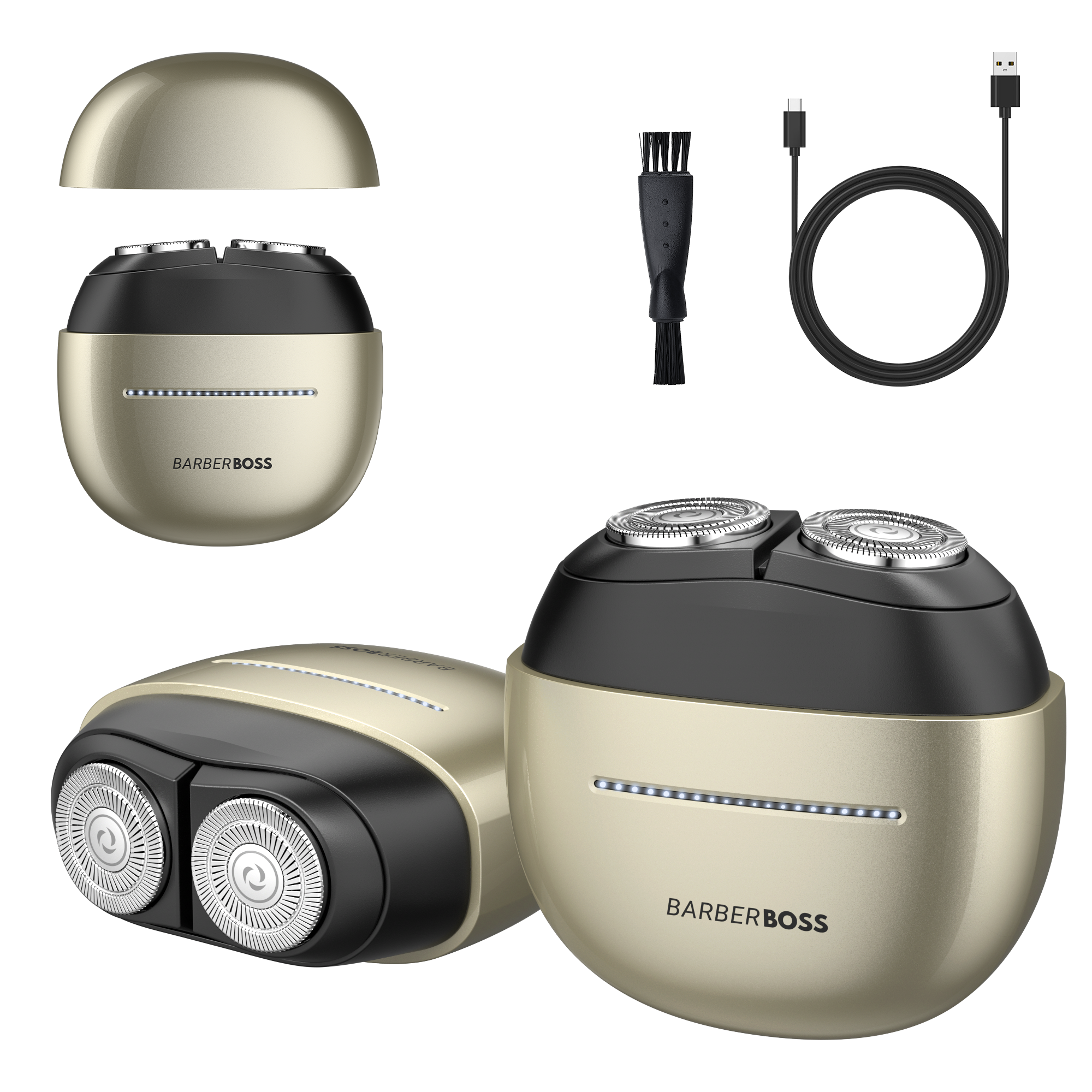 BarberBoss Smart Touch-Swipe Sensor Shaver