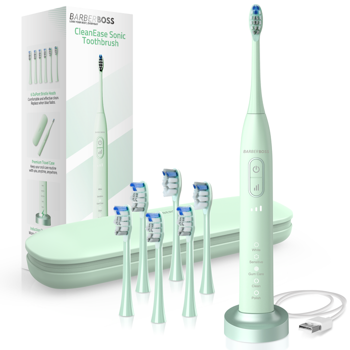 BarberBoss Sonic Rechargeable Electric Toothbrush
