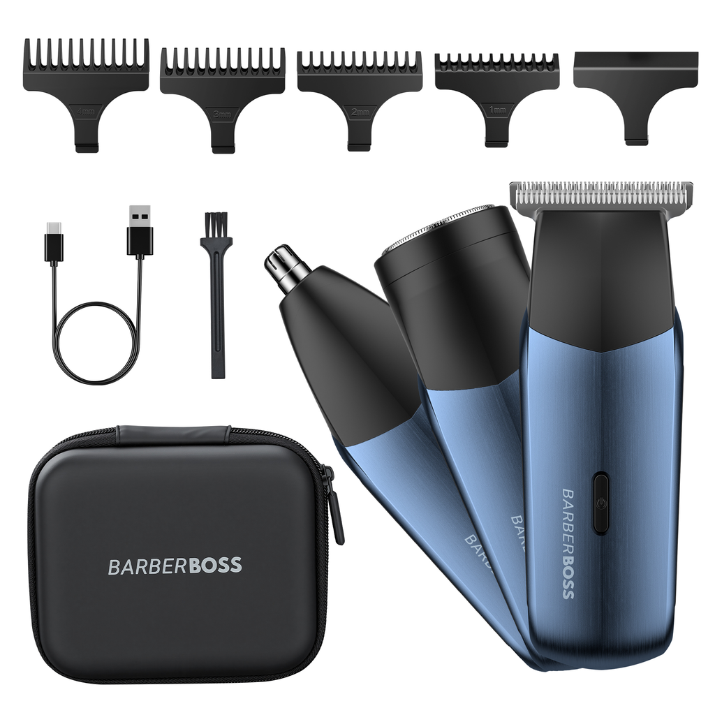 BarberBoss 3-in-1 Men’s Travel Trimmer