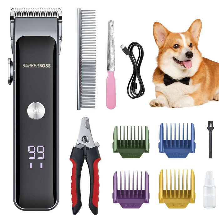 BarberBoss Professional All-in-One Dog Grooming Kit