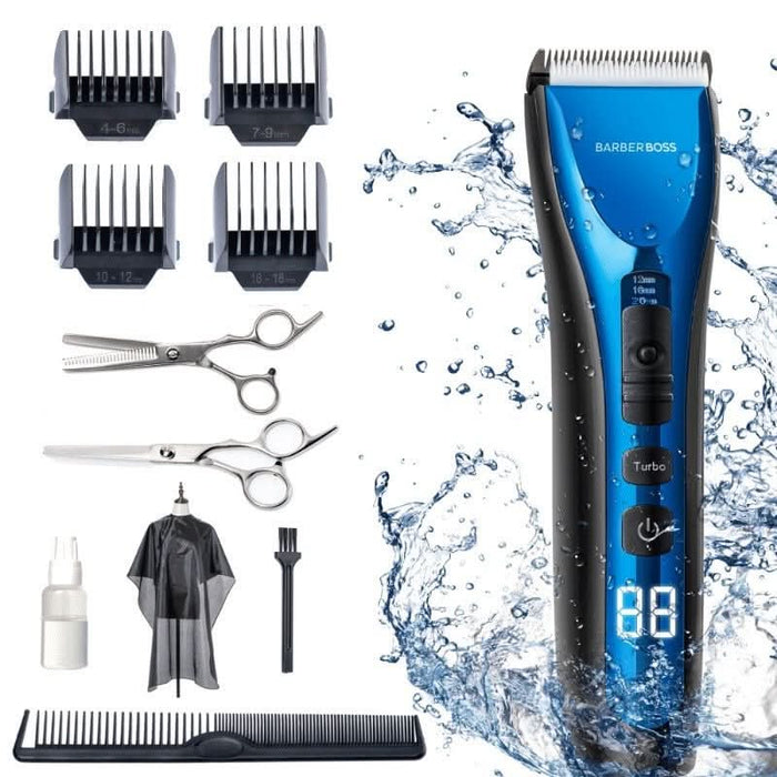 BarberBoss Cordless 3-Speed Beard and Hair Trimmer