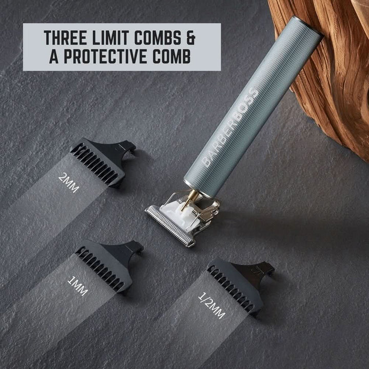 BarberBoss QR - 2067 Precision T - Blade Beard & Hair Trimmer - Compact Design - BarberBoss | Look Your Best, Everyday