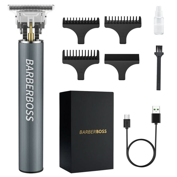 BarberBoss QR - 2067 Precision T - Blade Beard & Hair Trimmer - Compact Design - BarberBoss | Look Your Best, Everyday