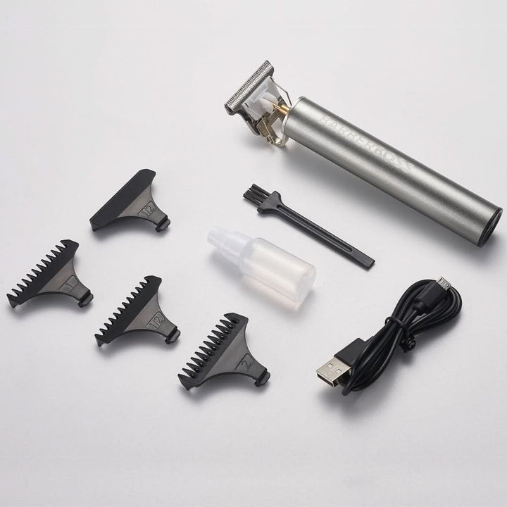 BarberBoss QR - 2068 T - Blade Beard Trimmer & Hair Clipper Cordless Design - BarberBoss | Look Your Best, Everyday