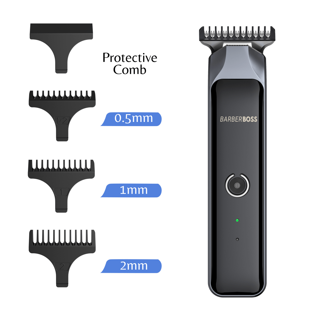 BarberBoss QR - 2071 Mens Grooming Kits with 4 Guide Combs - BarberBoss | Look Your Best, Everyday