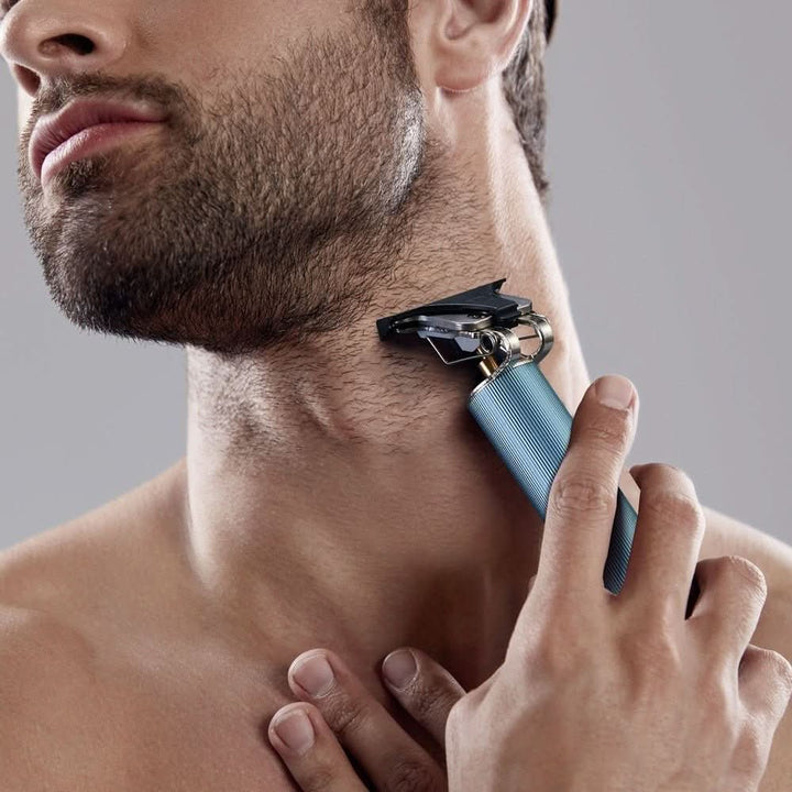 BarberBoss QR - 2077 Beard & Hair Trimmer T - Blade - Precision Detail Trimmer - BarberBoss | Look Your Best, Everyday
