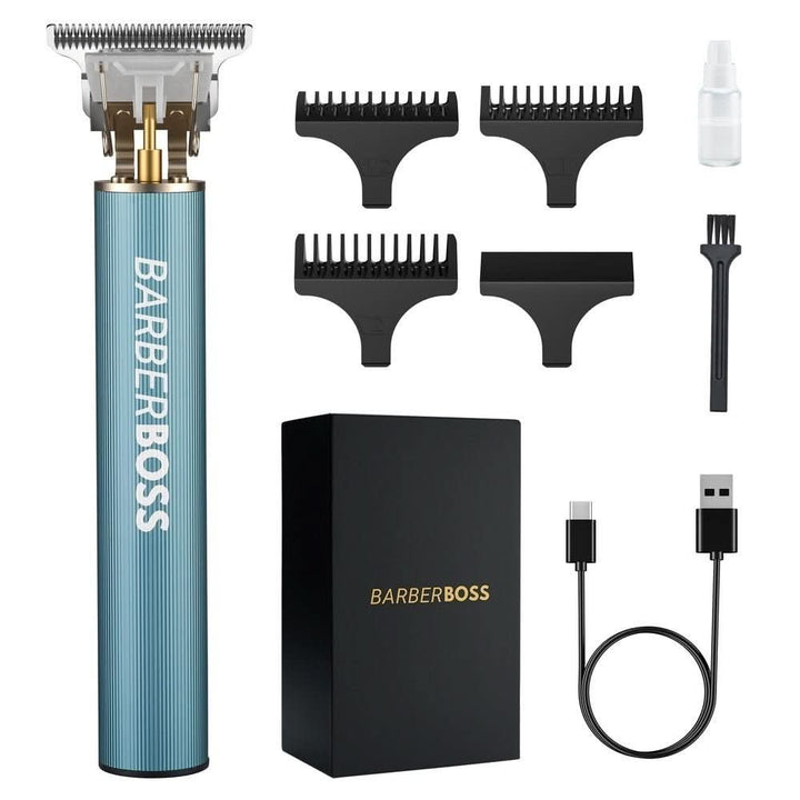 BarberBoss QR - 2077 Beard & Hair Trimmer T - Blade - Precision Detail Trimmer - BarberBoss | Look Your Best, Everyday