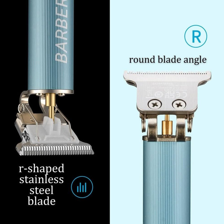 BarberBoss QR - 2077 Beard & Hair Trimmer T - Blade - Precision Detail Trimmer - BarberBoss | Look Your Best, Everyday