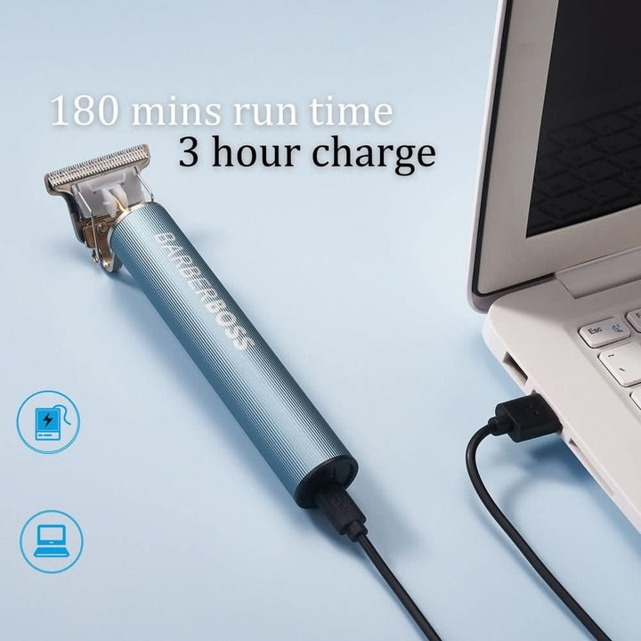 BarberBoss QR - 2077 Beard & Hair Trimmer T - Blade - Precision Detail Trimmer - BarberBoss | Look Your Best, Everyday