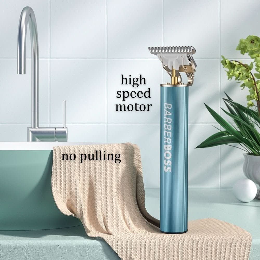 BarberBoss QR - 2077 Beard & Hair Trimmer T - Blade - Precision Detail Trimmer - BarberBoss | Look Your Best, Everyday