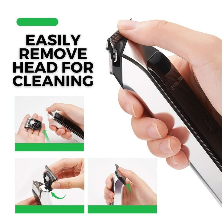 BarberBoss QR - 2090 Hair Clipper - Portable and Compact Design - BarberBoss | Look Your Best, Everyday