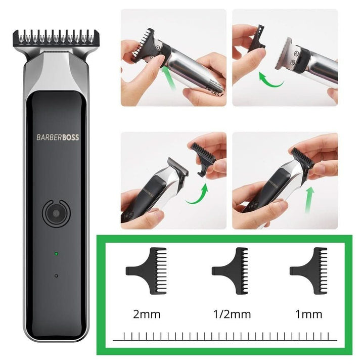 BarberBoss QR - 2090 Hair Clipper - Portable and Compact Design - BarberBoss | Look Your Best, Everyday