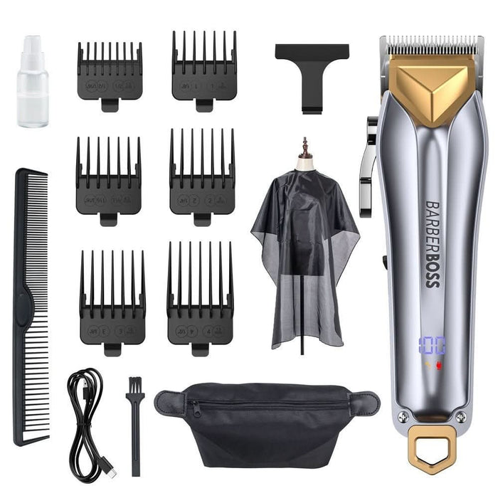 BarberBoss Men’s Professional Beard & Hair Grooming Kit