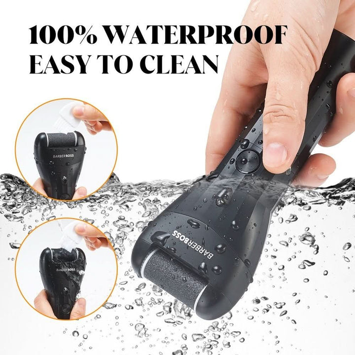 BarberBoss QR - 5081 Electric Foot File Hard Skin Remover - Premium Callus Remover - BarberBoss | Look Your Best, Everyday